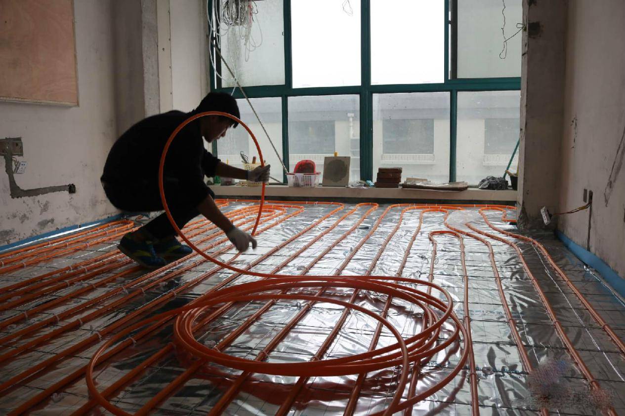 家里装地暖,不用改入户门,下沉5公分做韩式玄关,邻居找上门