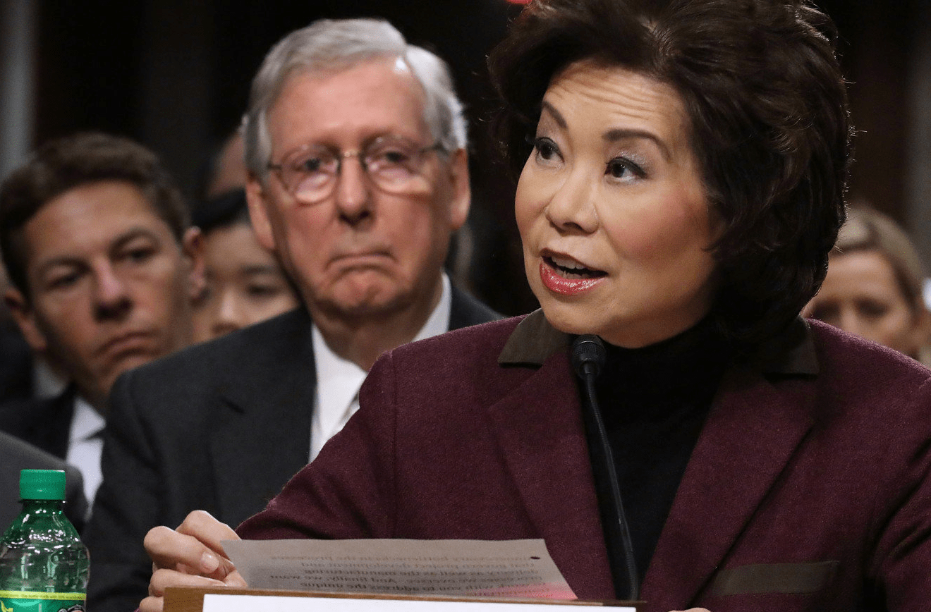 美交通部长赵小兰辞职成国会骚乱后首位辞职阁员