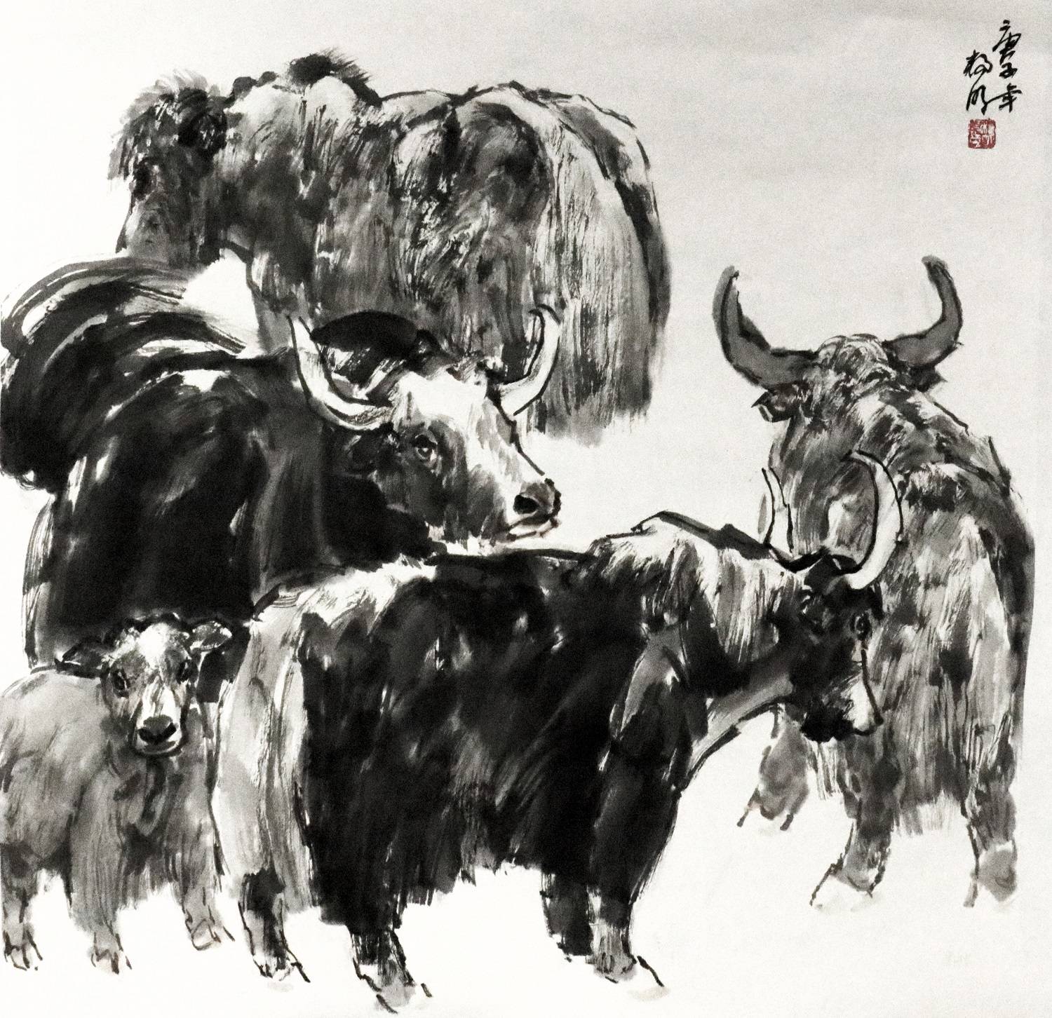 展览预告 | 神凝·圣地 ——杨明雪域风情艺术沙龙暨签约仪式_作品