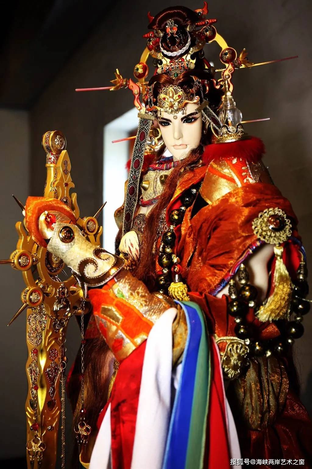 三昧堂推出《花系列》布袋戏偶 与星云大师新春墨宝对话_手机搜狐网