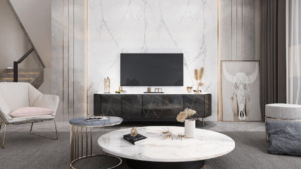 格勒晶瓷max岩板背景墙,不一样的"视界"_手机搜狐网