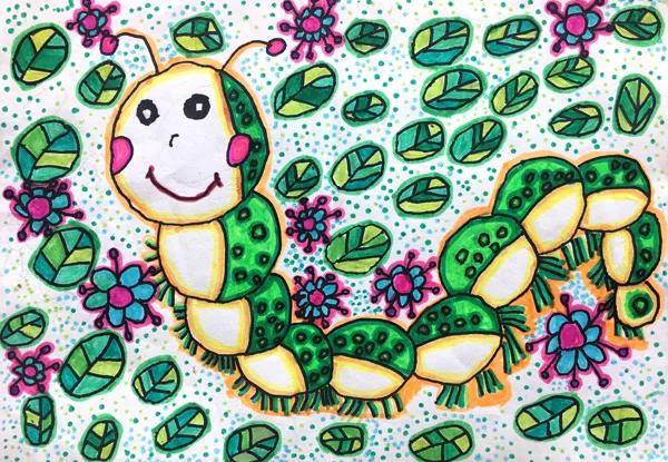 儿童画考级1至10级作品示范