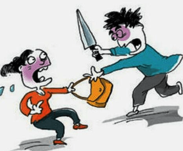 持刀抢劫行人,男子获刑三年!