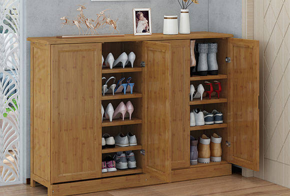 别再花几千块定制鞋柜了,百元成品鞋柜好看不占地方,难道不香吗_收纳