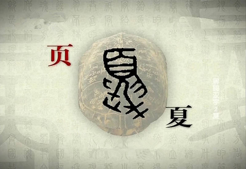 最上部的是一个"页"字,在古文中它代表的是人的头,比如现代汉语里顶