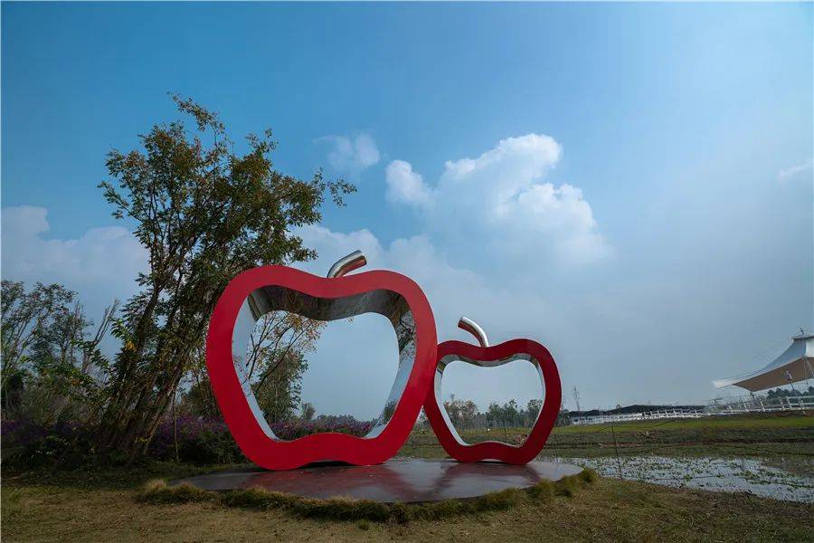 雕塑:大邱苹果