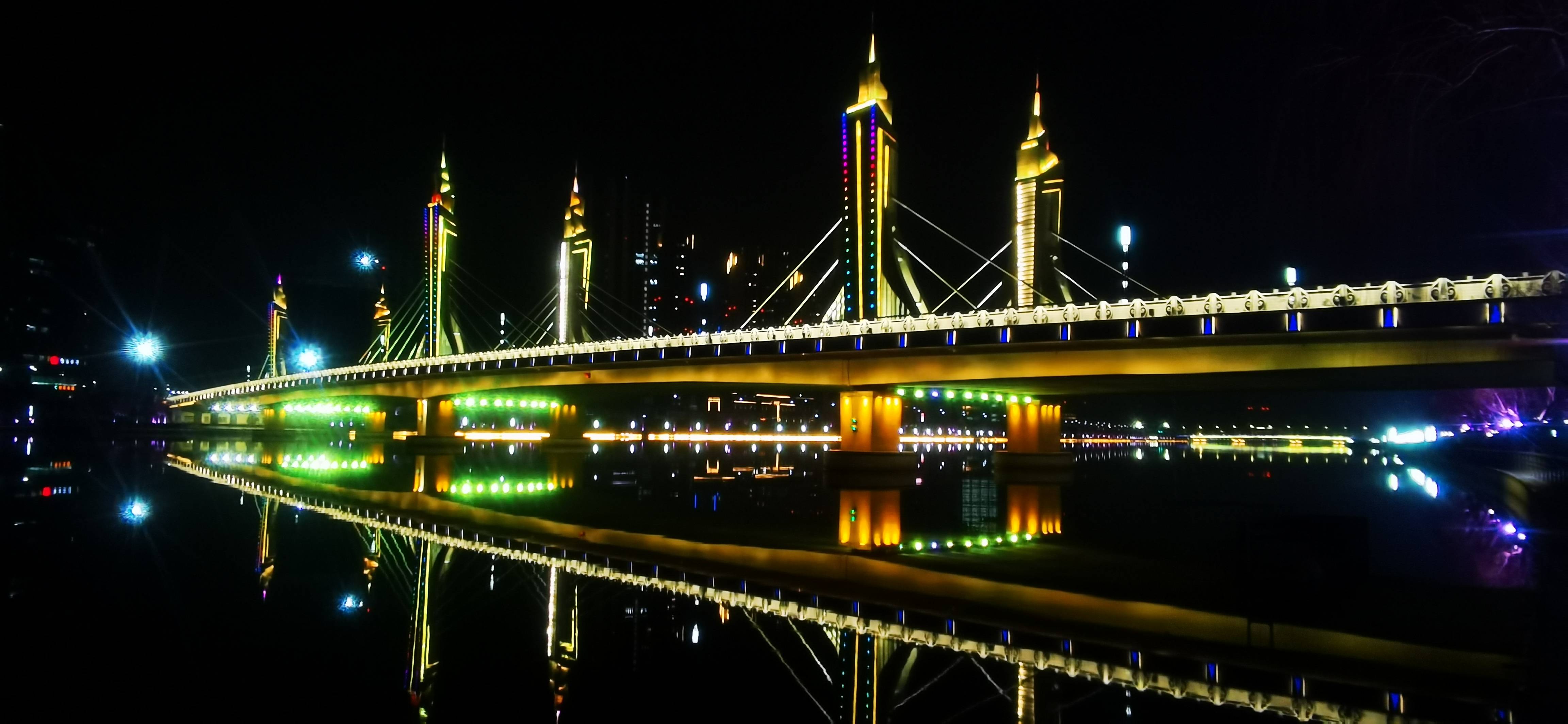 燕郊秀才记通州玉带河桥夜景_手机搜狐网