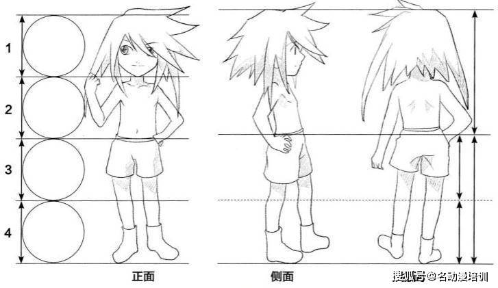 Q版人物的画法 头发