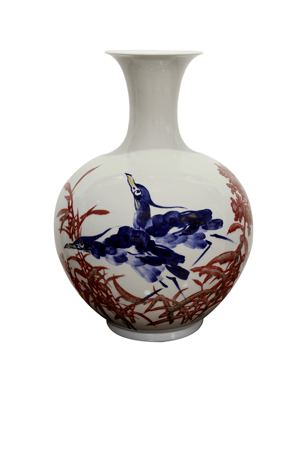 孙振峰精品陶瓷青花釉里红赏析