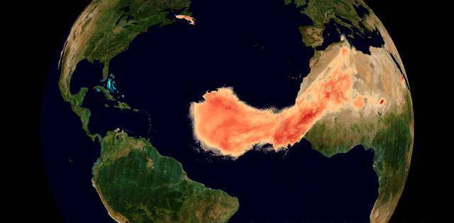 撒哈拉沙漠越过大西洋，狂沙在美洲上空盘旋，科学家：好事