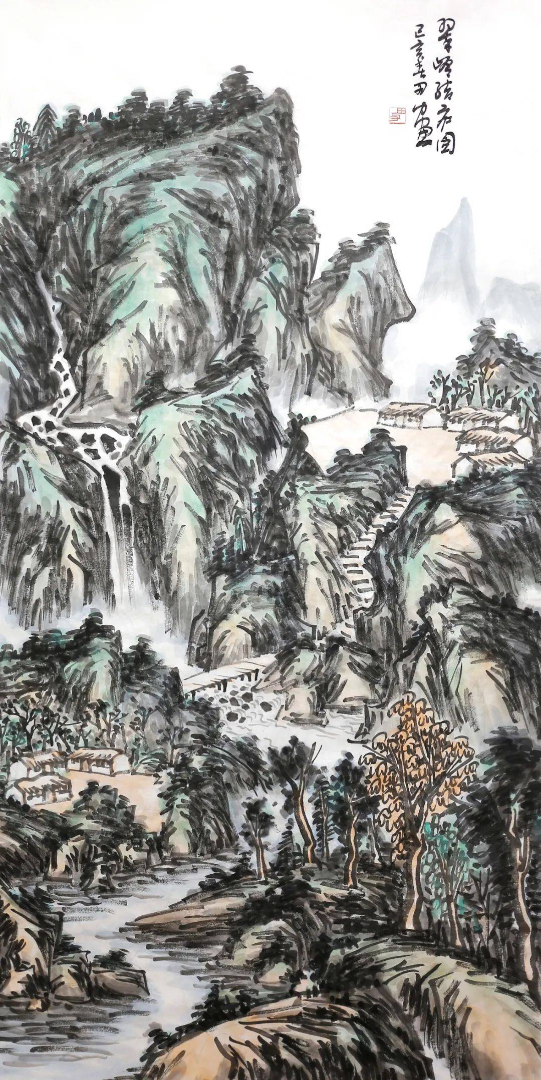 画廊推荐画家田力气韵笔意意境