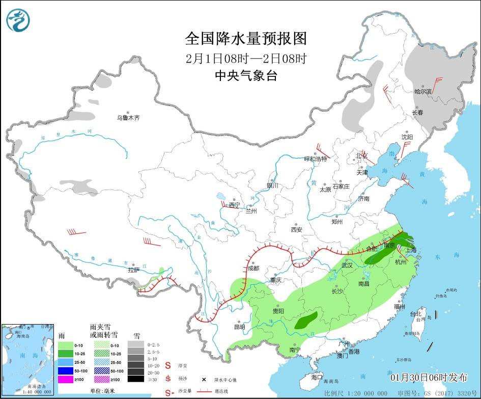 2月3日后，冷空气活动减弱，华北中南部、黄淮以及汾渭平原等地雾霾天气将增多