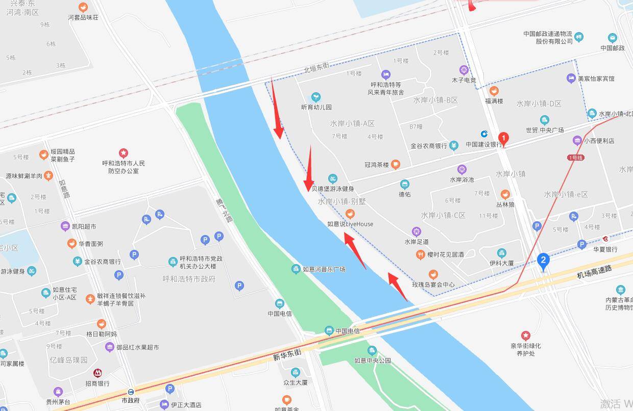 呼和浩特将建设水岸时光酒吧街，地址在这，你期待么？