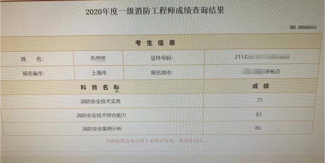 一级注册注册消防工程师成绩_注册消防工程师成绩_2023注册消防工程师成绩查询