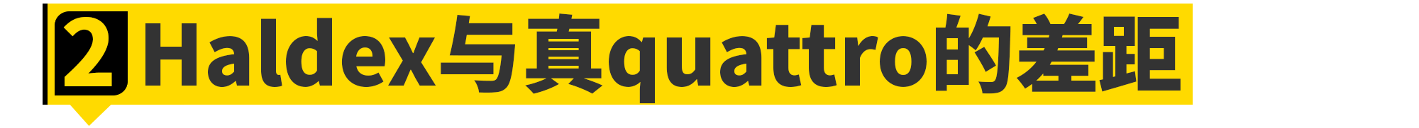 奥迪s3的quattro是真的吗 Haldex