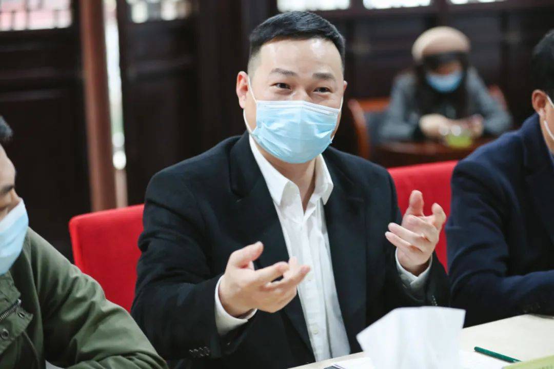 市委常委统战部长姚林荣走访调研苏州安徽商会送关怀促发展