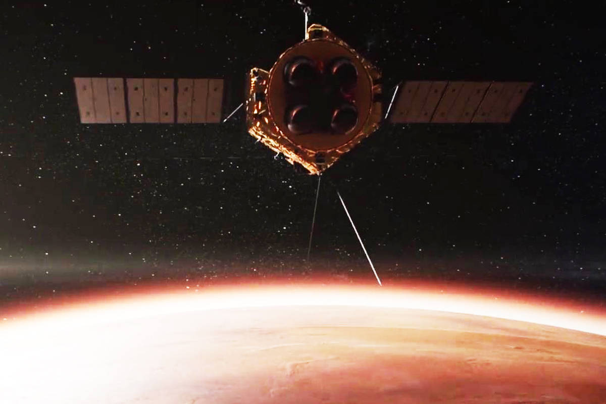 发射|天问一号入轨火星！点火刹车15分钟，21台发动机上演太空芭蕾