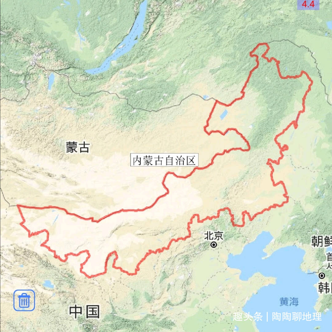 内蒙古自治区的地理位置图内蒙古自治区地势较高,处于内蒙古高原腹地