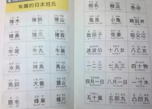 日漫中的稀有姓氏 阿笠博士是姓名 猪头也能是姓氏 日本