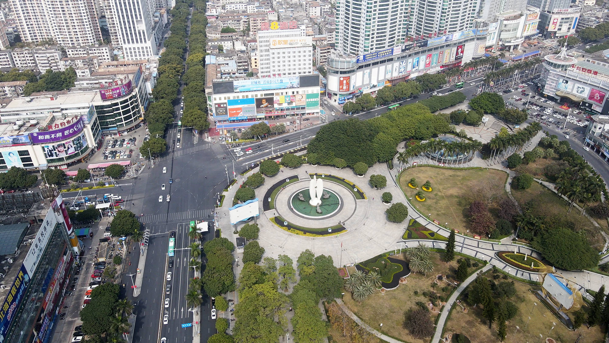 北海市北部湾广场的喷泉将改造亮化，大家将再次看到喷泉表演