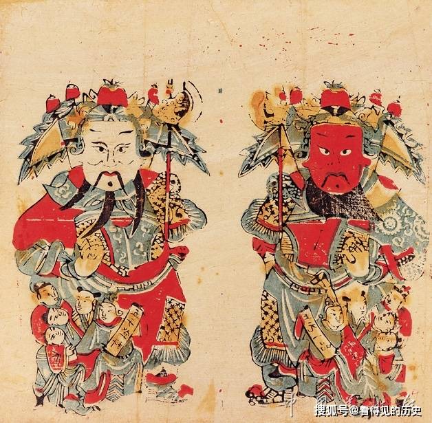 年画里的门神 中国传统文化-搜狐大视野-搜狐新闻
