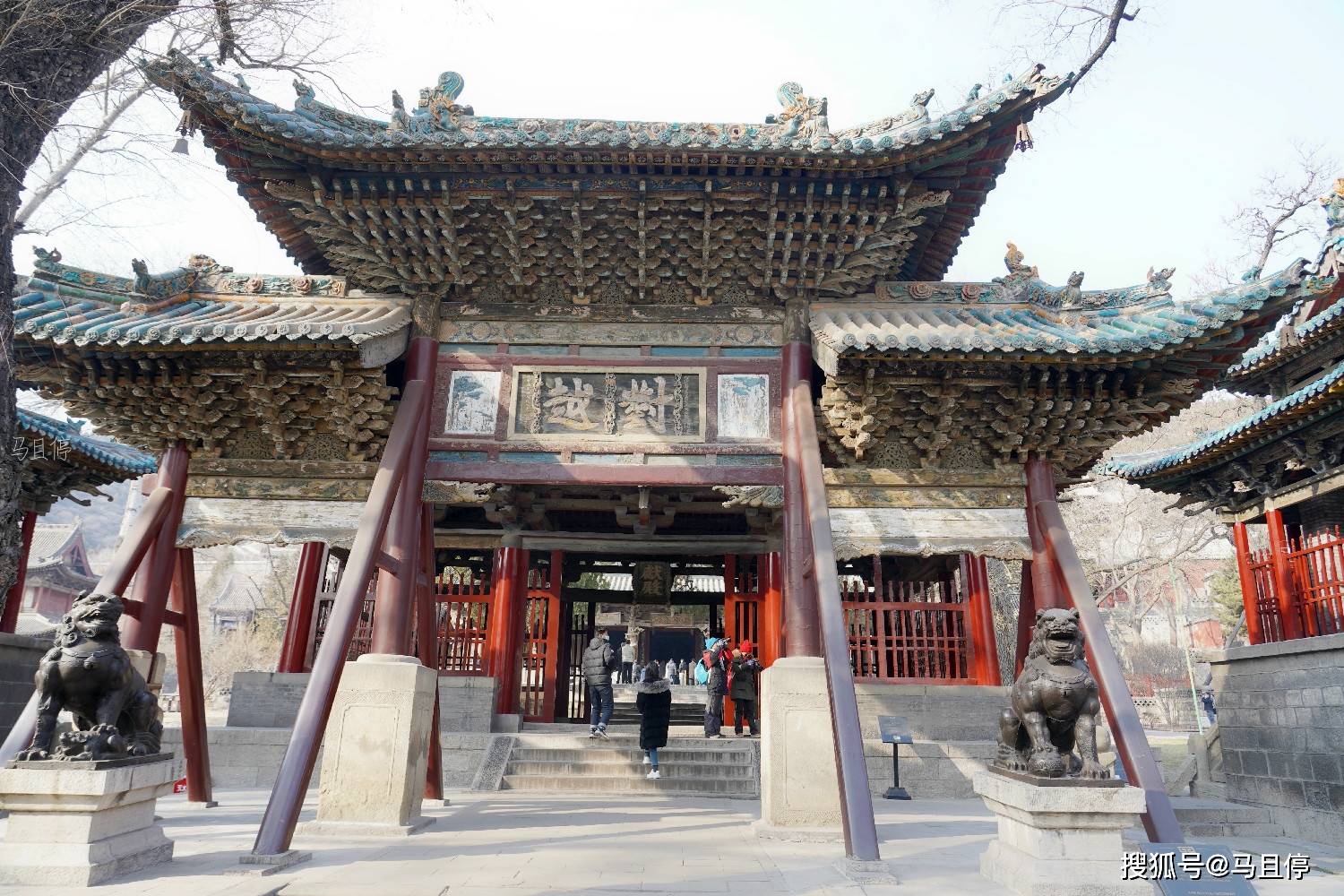 唐贞观二十年唐太宗李世民来到晋祠并且亲手撰写了《晋祠之铭并序》