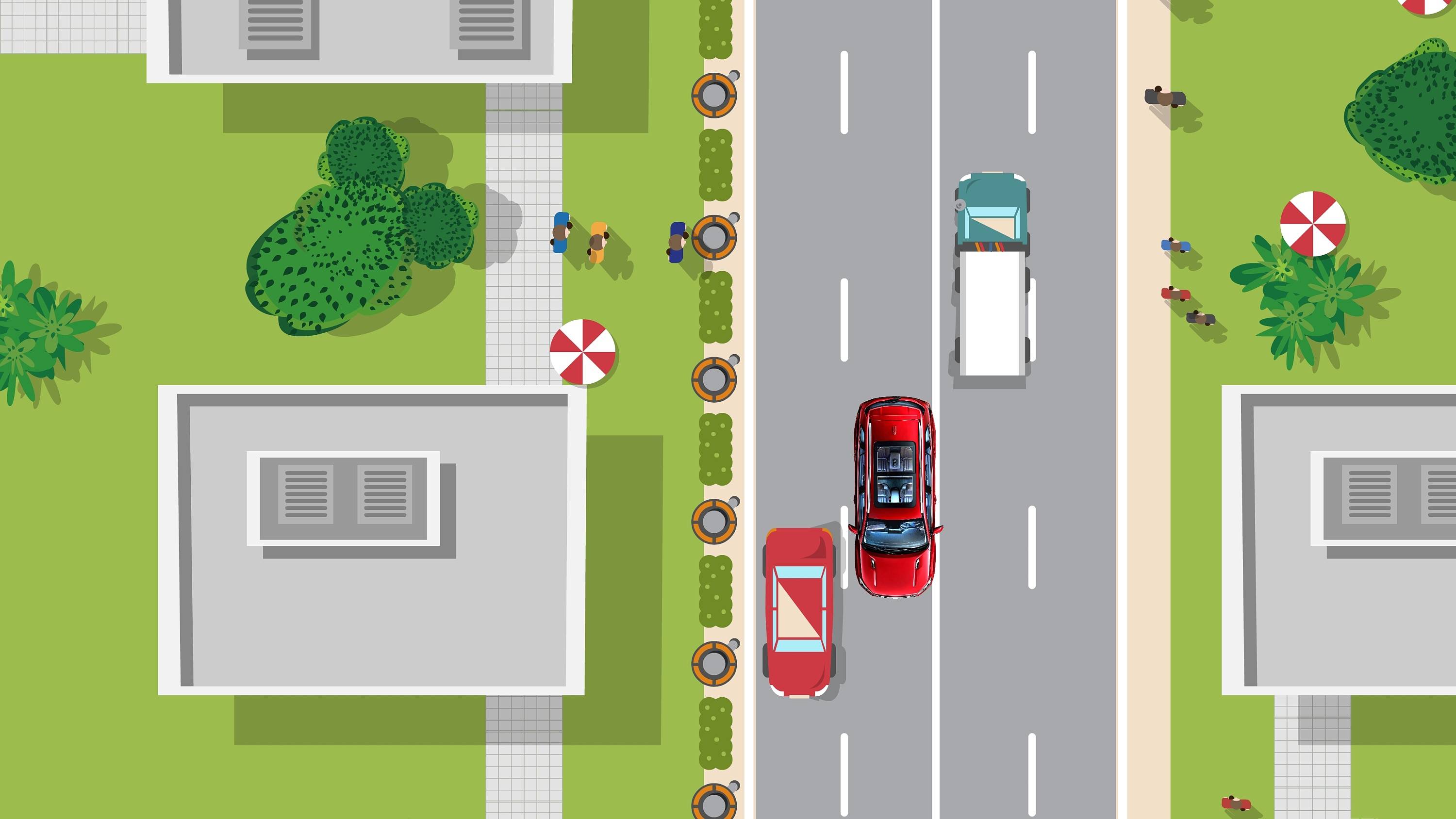 女司机别怕27种常见全责交通事故的动画图解