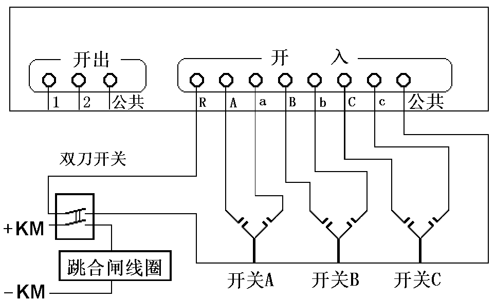 hdjb-702a微机继电保护测试仪给断路器多触头动作时间测量方法