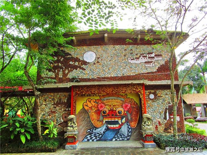 海南“洋文化”村庄，东南亚风情的小公园，很有巴厘岛异域风情