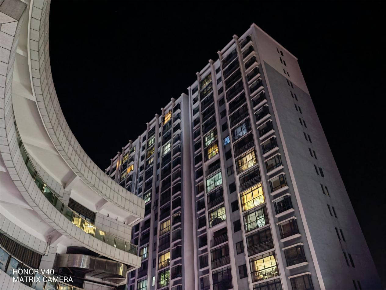 荣耀v40超感光夜拍里的猫头鹰