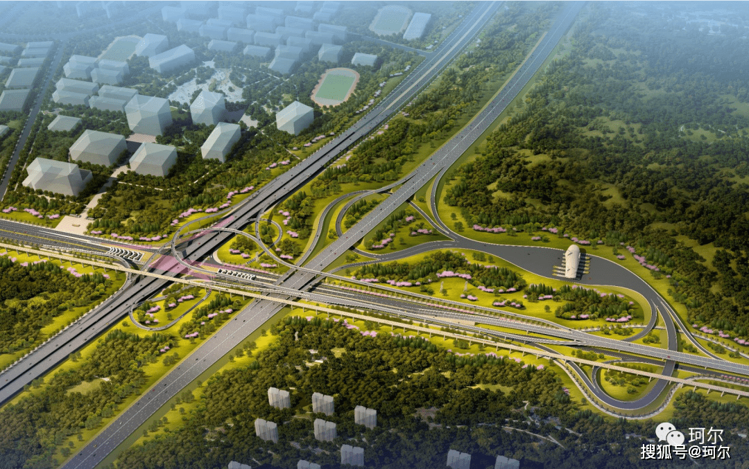 郑开大道快速路研究方案示意图-来源研究方案▲郑开大道快速路研究