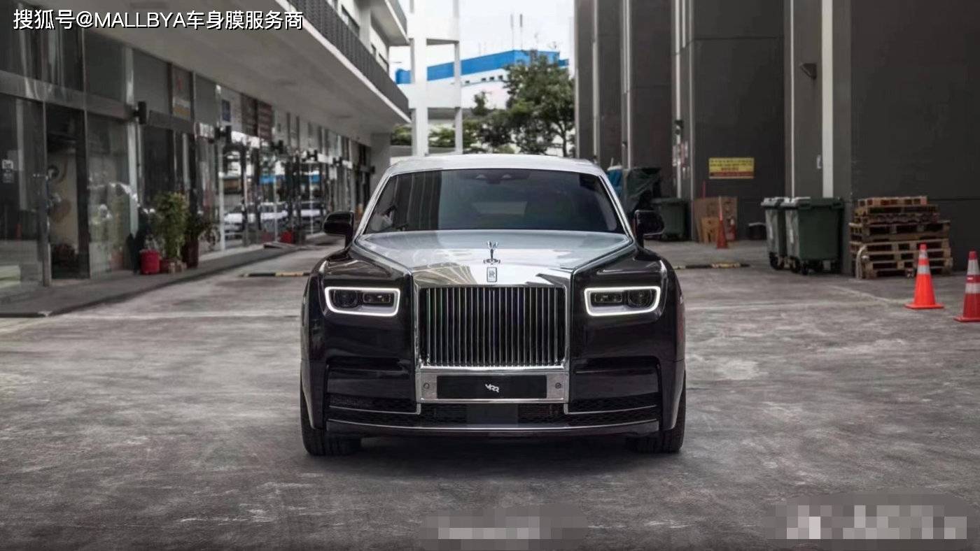 劳斯莱斯幻影也玩儿电光双拼色贵气十足