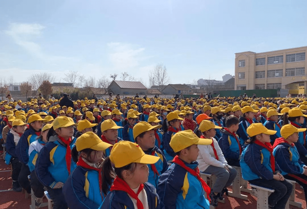 枣庄市峄城区古邵镇中心小学2021年春季开学典礼