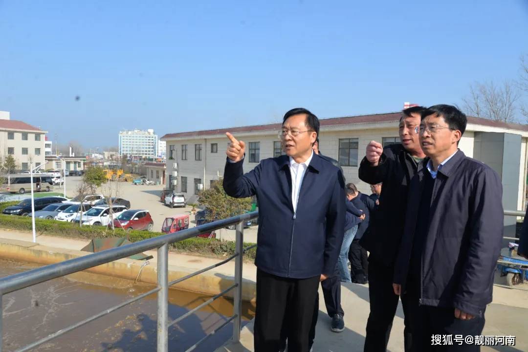 宁陵县县长马同和调研水环境治理工作