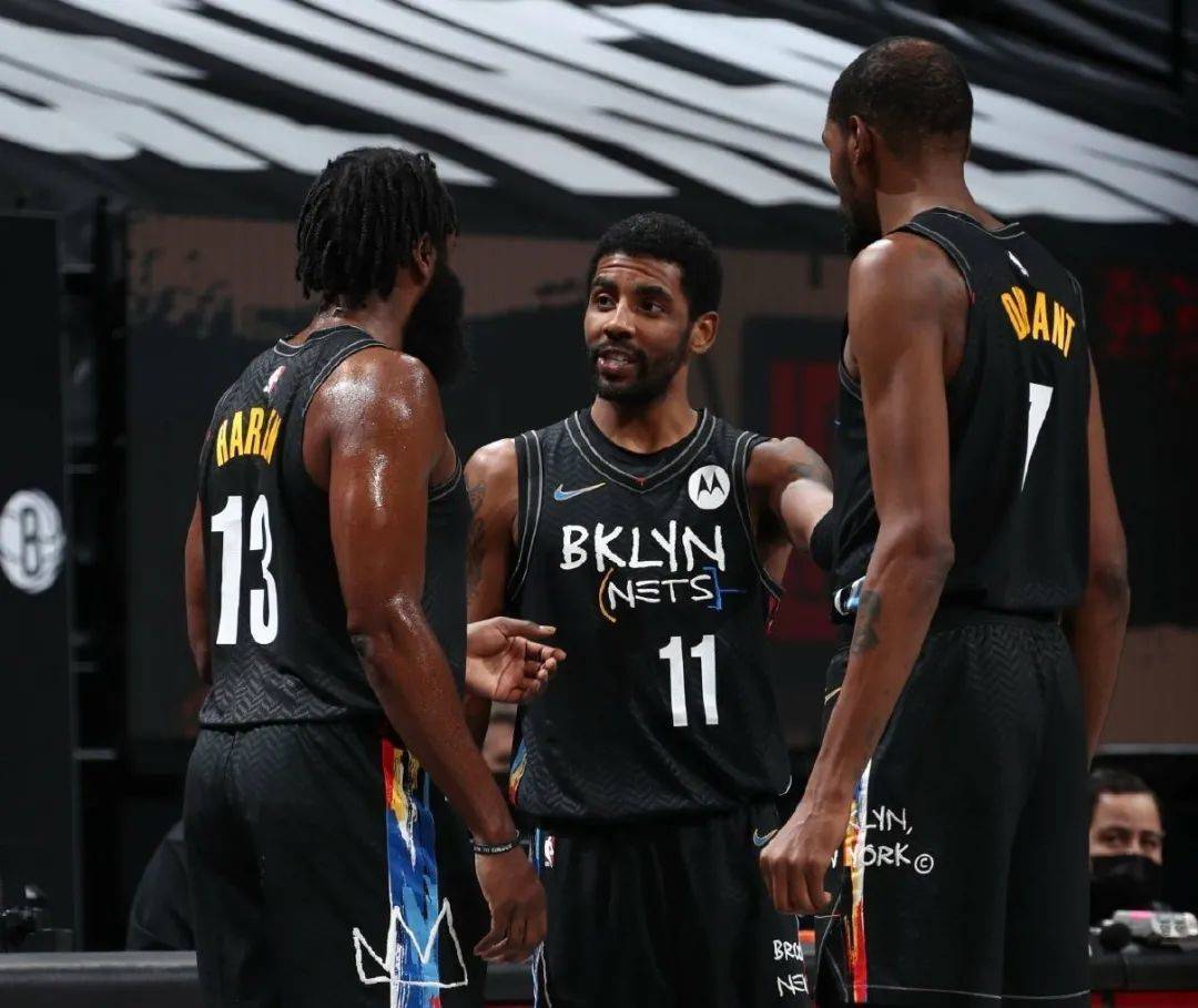 原创三巨头场均都25篮网场均120分联盟第一命中率50也第一