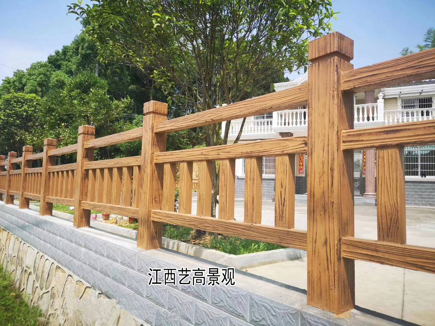 江西仿木护栏的美观，仿木栏杆施工造价
