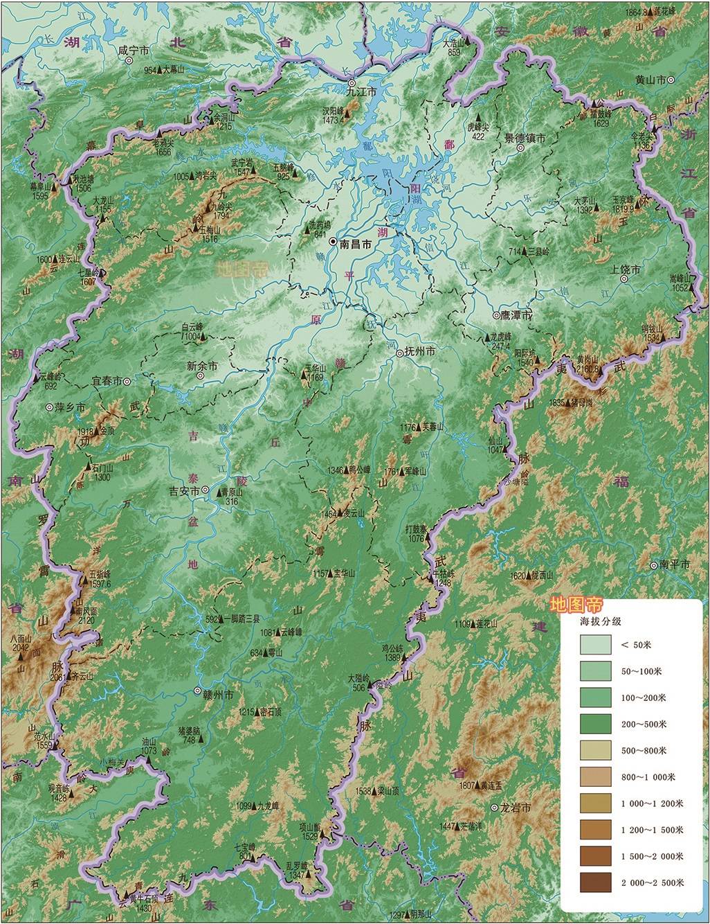 为何江西的地图轮廓几乎千年不变