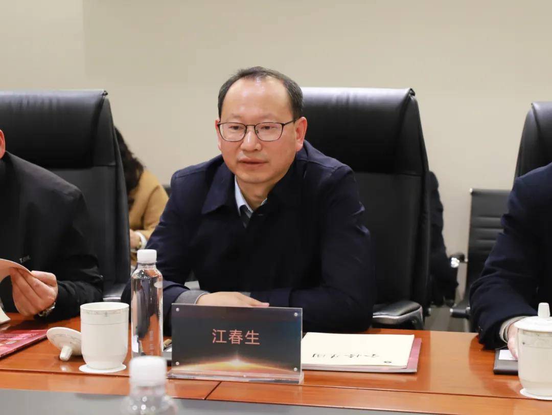 安徽岳西县委书记县政府县长江春生一行莅临金恪集团考察交流