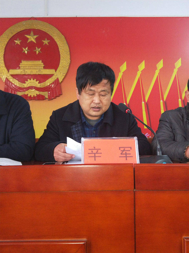 参加会议的有:桑庄镇镇长崔钟菊,纪委书记辛军,武装部长刘文滨,综合