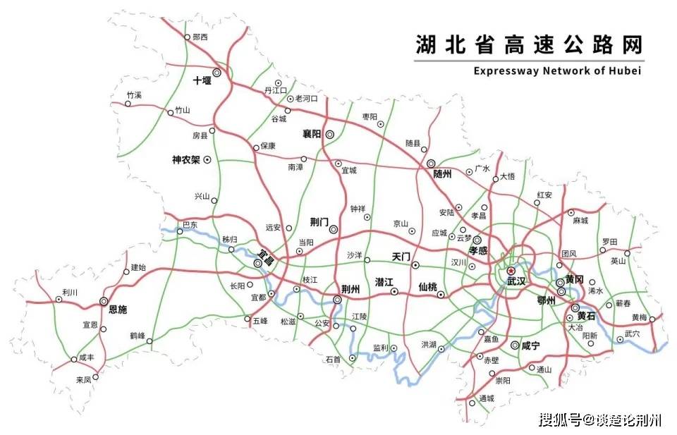 湖北省省道分布图图片