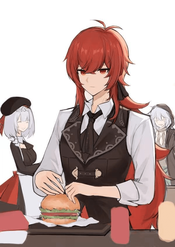 不过在一些玩家眼里,却有着另外的解释:"迪卢克始据时地利人和俊,火