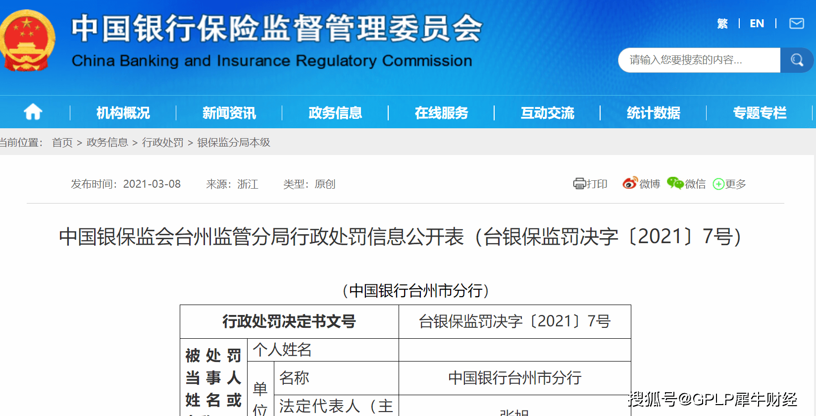 中国银行台州分行被罚89万元 因信贷资金被挪用于购房(图2)
