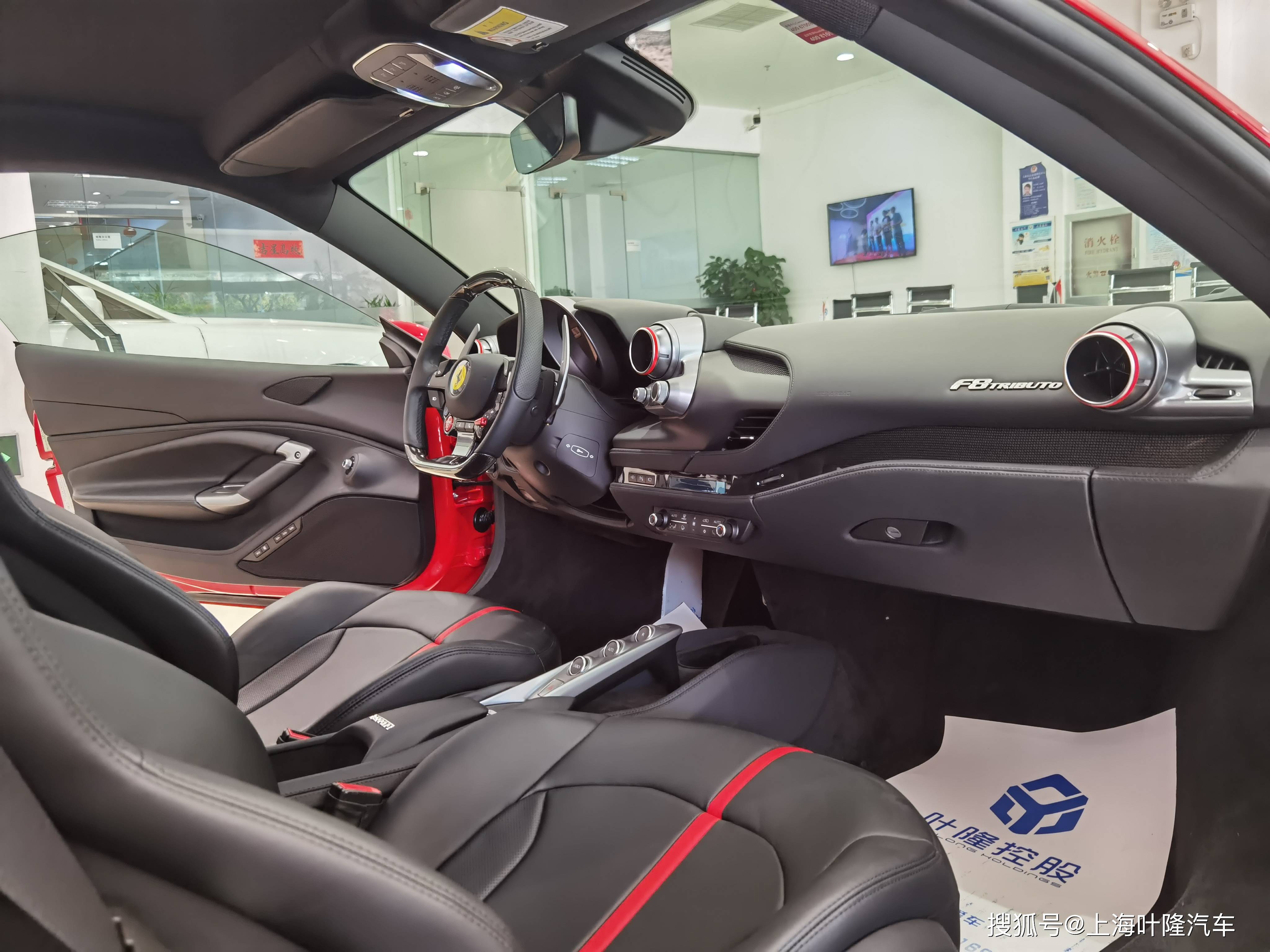 法拉利f8极速跑车内外品鉴丨叶隆豪车