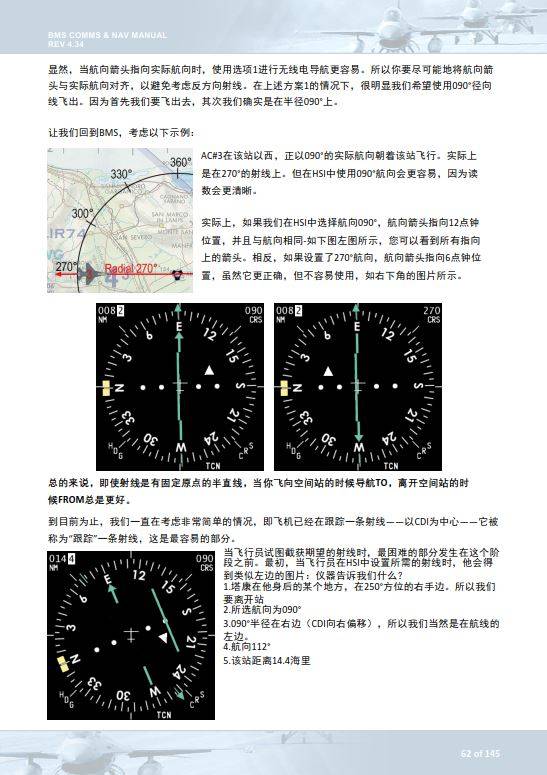 通信|模拟飞行 BMS 中文手册 通信和导航 3.2如何截获导航线