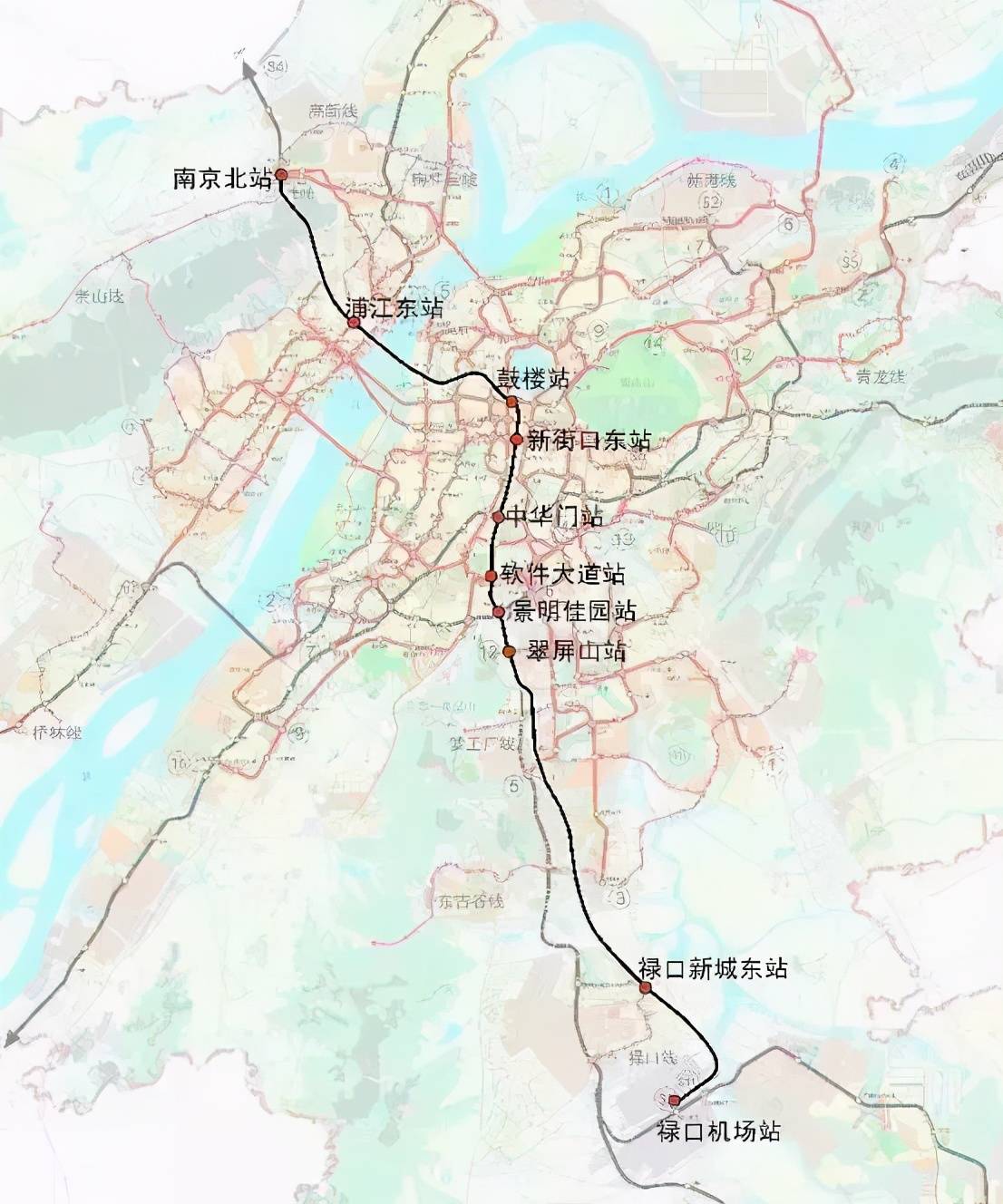 規劃效果圖南京北站已於2020年底開工,預計將在2025年上半年完工,地鐵