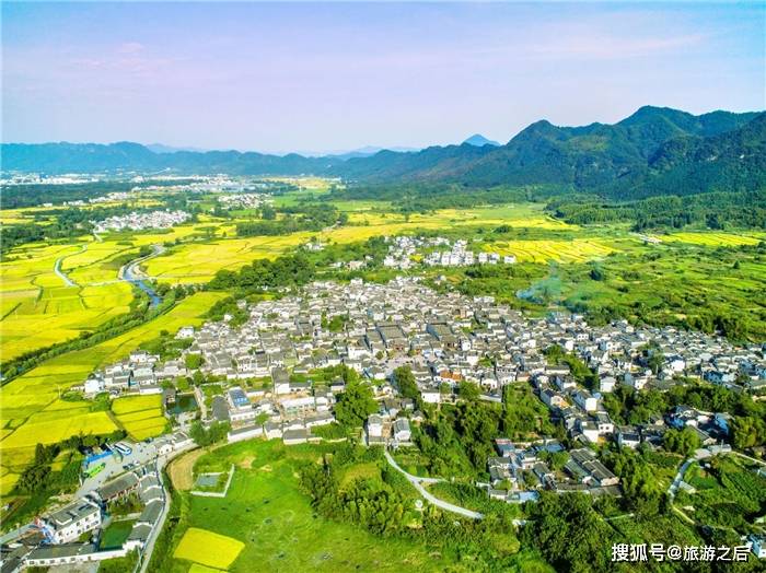 安徽宁静秀丽的村庄，不仅是中国影视村，春天的油菜花让人陶醉