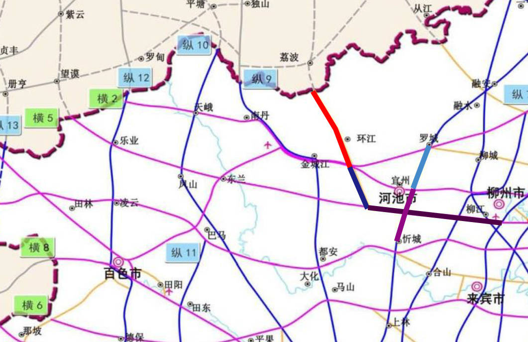 荔波至环江高速线路图图片