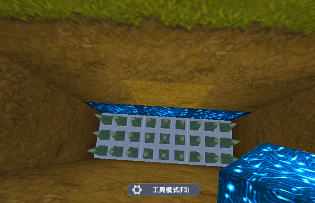 迷你世界专治熊孩子的地刺陷阱只要挖掉矿石就面临淘汰惩罚