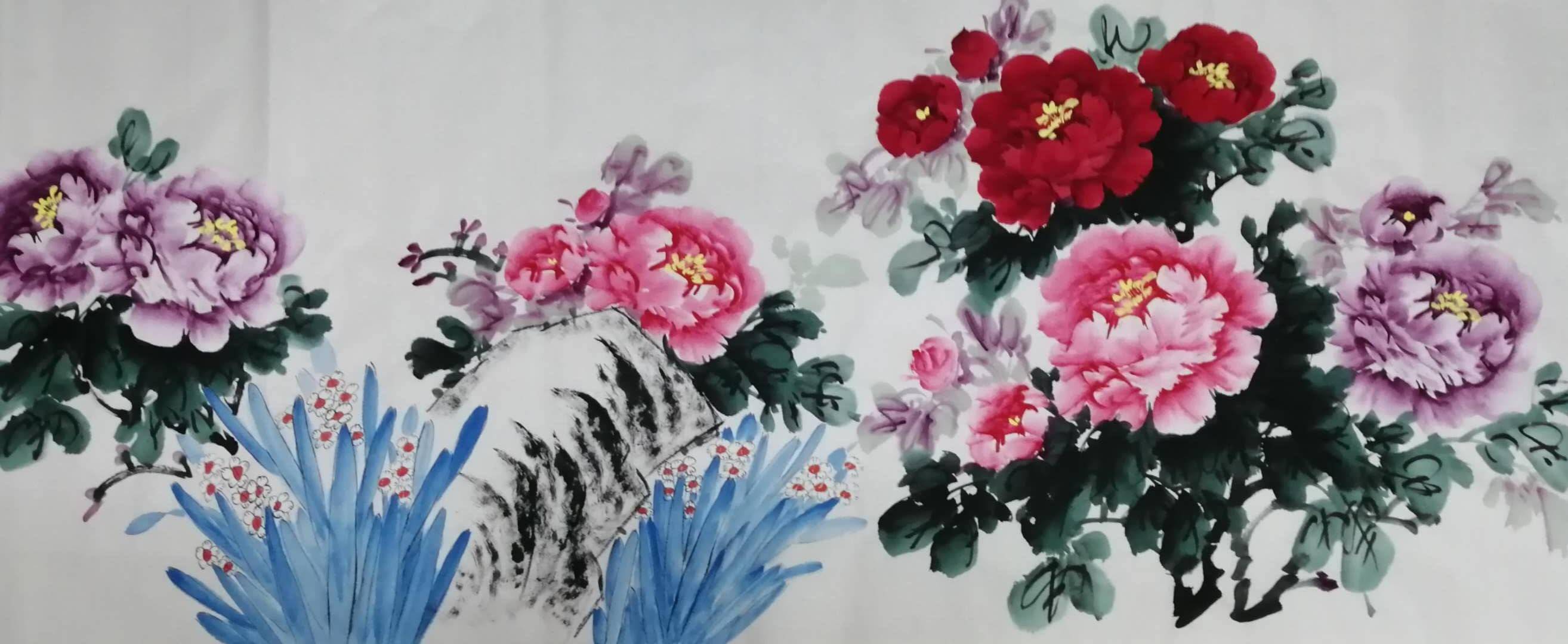 职业画家韩玲巧,河南洛阳人,诸多作品被海内外知名人士收藏