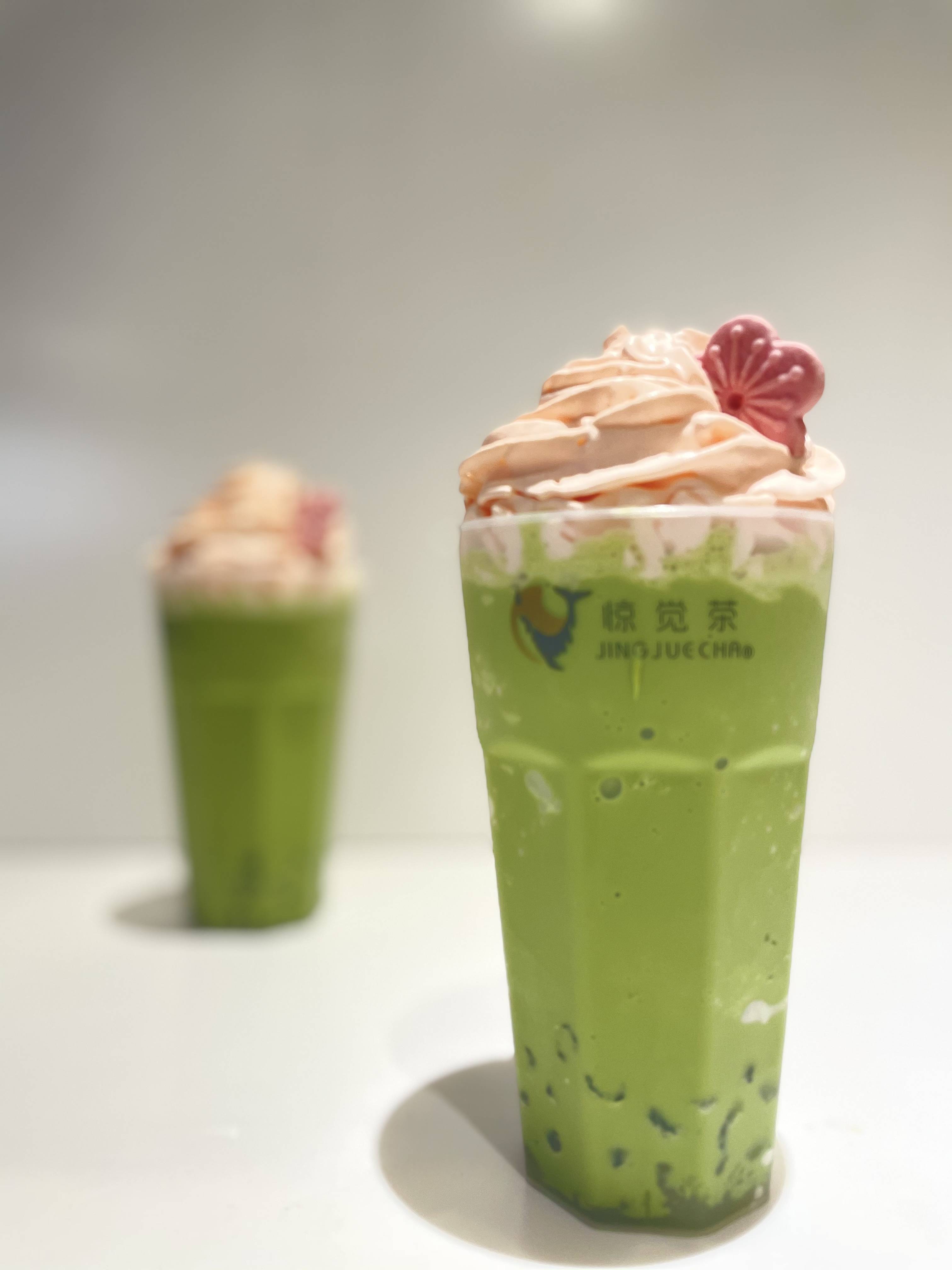 颜值超高的樱花奶茶,喝起来啦!